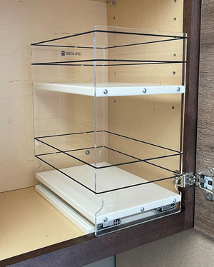 2 Drawers Each 2 Tiers Unit Holds 20