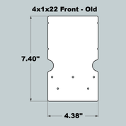 4x1x22 Replacement Old Style Front or Back/Middle