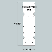 4x2x22 Replacement Old Style Front or Back/Middle