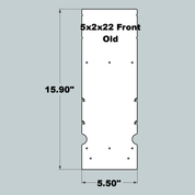 5x2x22 Replacement Old Style Front or Back/Middle